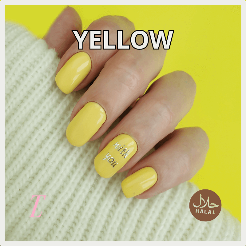 YELLOW COLLECTION HALAL NAIL POLISH