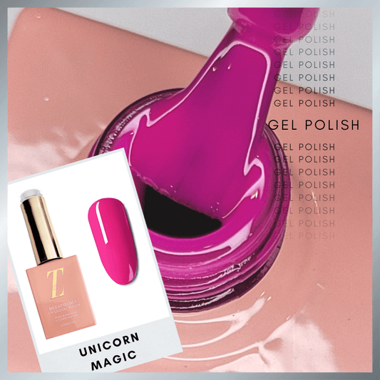 Al1078 unicorn magic kleur van de nagellak op de kwast van het flacon