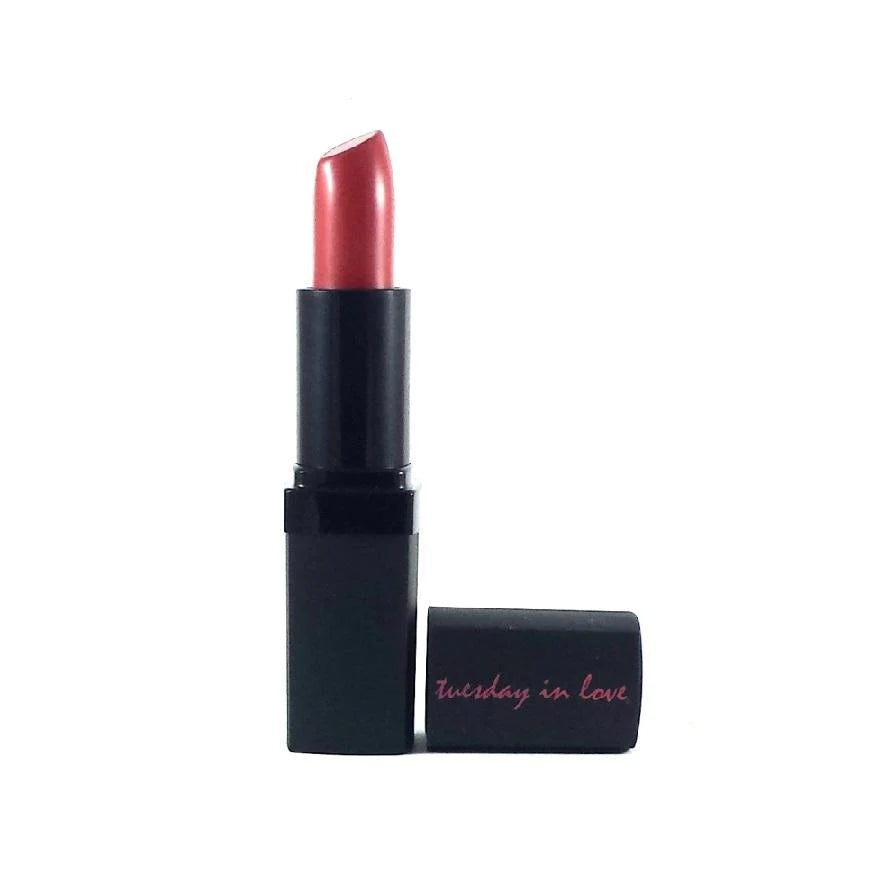 Close-up van "Cupid Rosy Watermelon" halal lipstickflesje