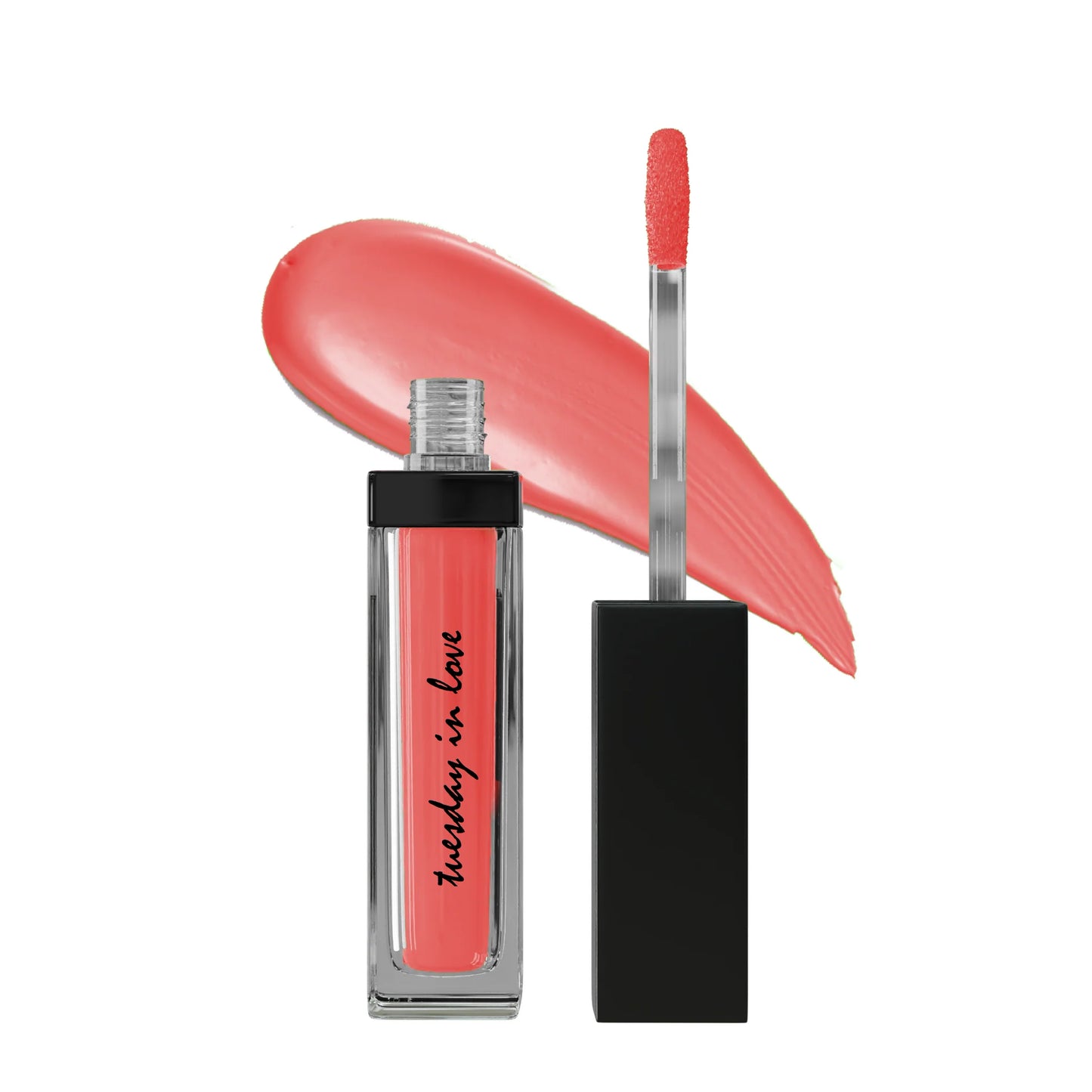 Detail van de Coral Pink kleurige BFF Halal lipstick