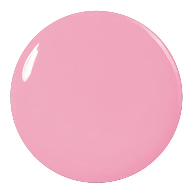 Detailweergave van 'Hickey', een speelse bubble gum roze met shimmer