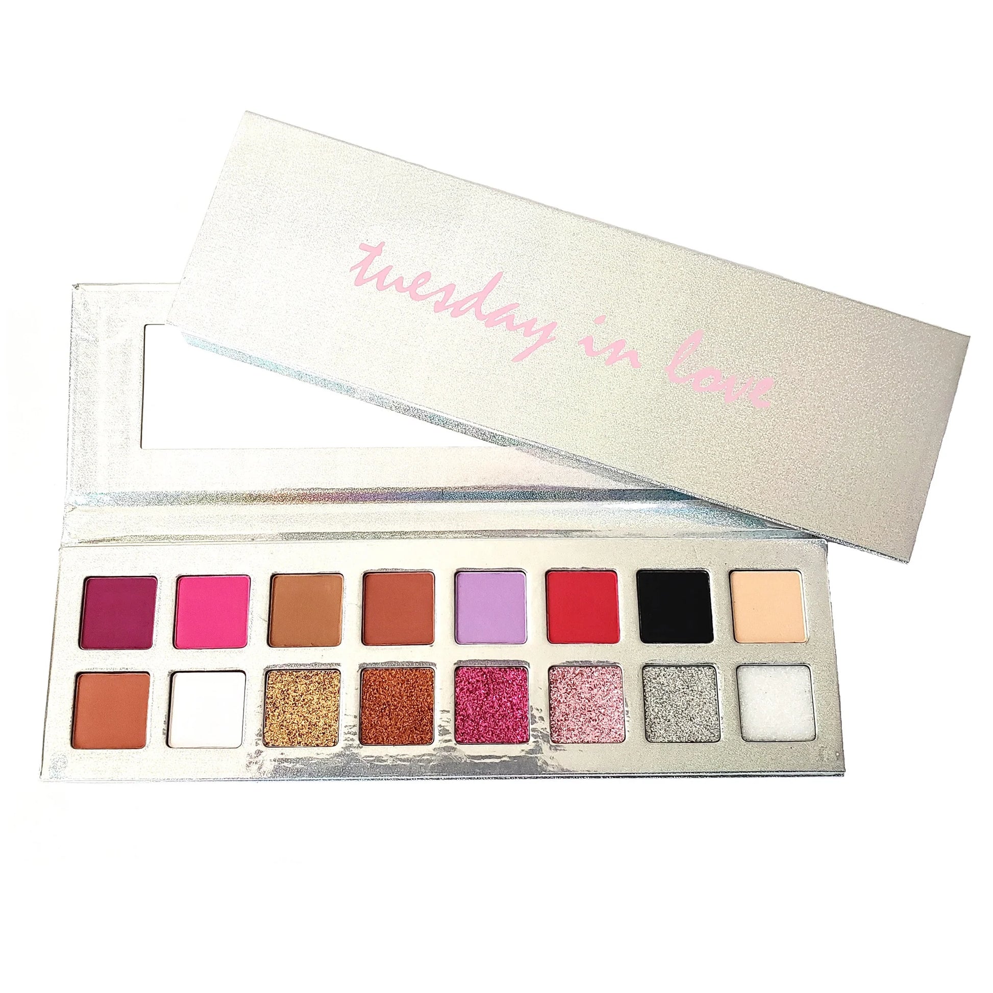 Overzicht van Glitter Berry Halal Eyeshadow met alle kleuren