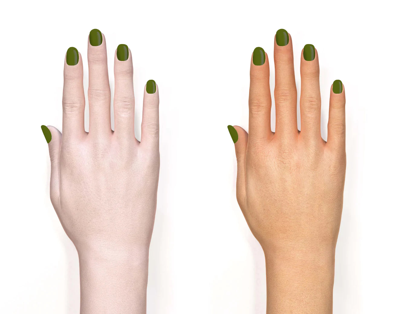 Afbeelding van de volledige ingrediëntenlijst van 'Green Machine' nagellak.