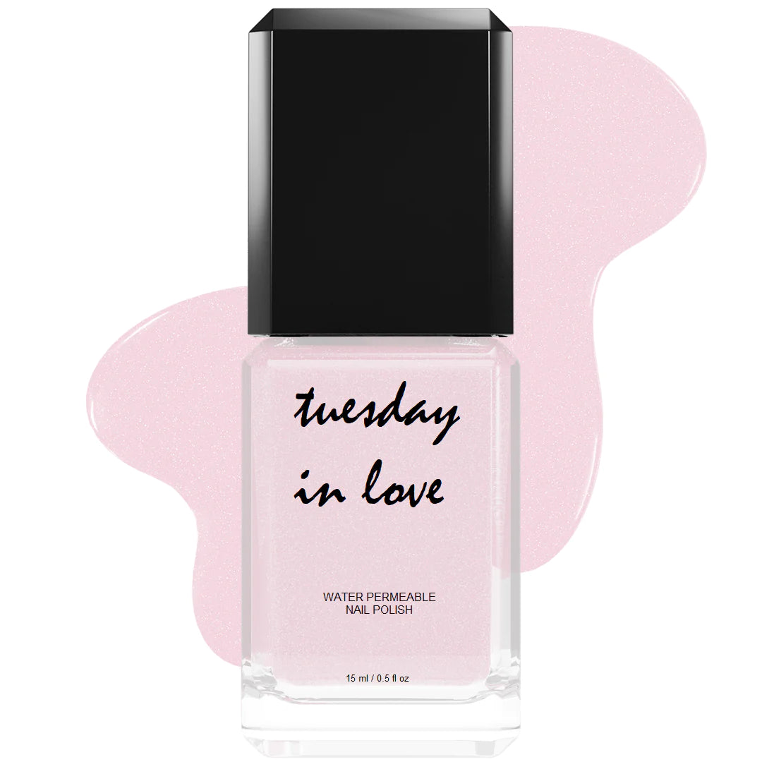 Tuesday in Love Ice Queen' flesje in delicate katoensuikerroze tint