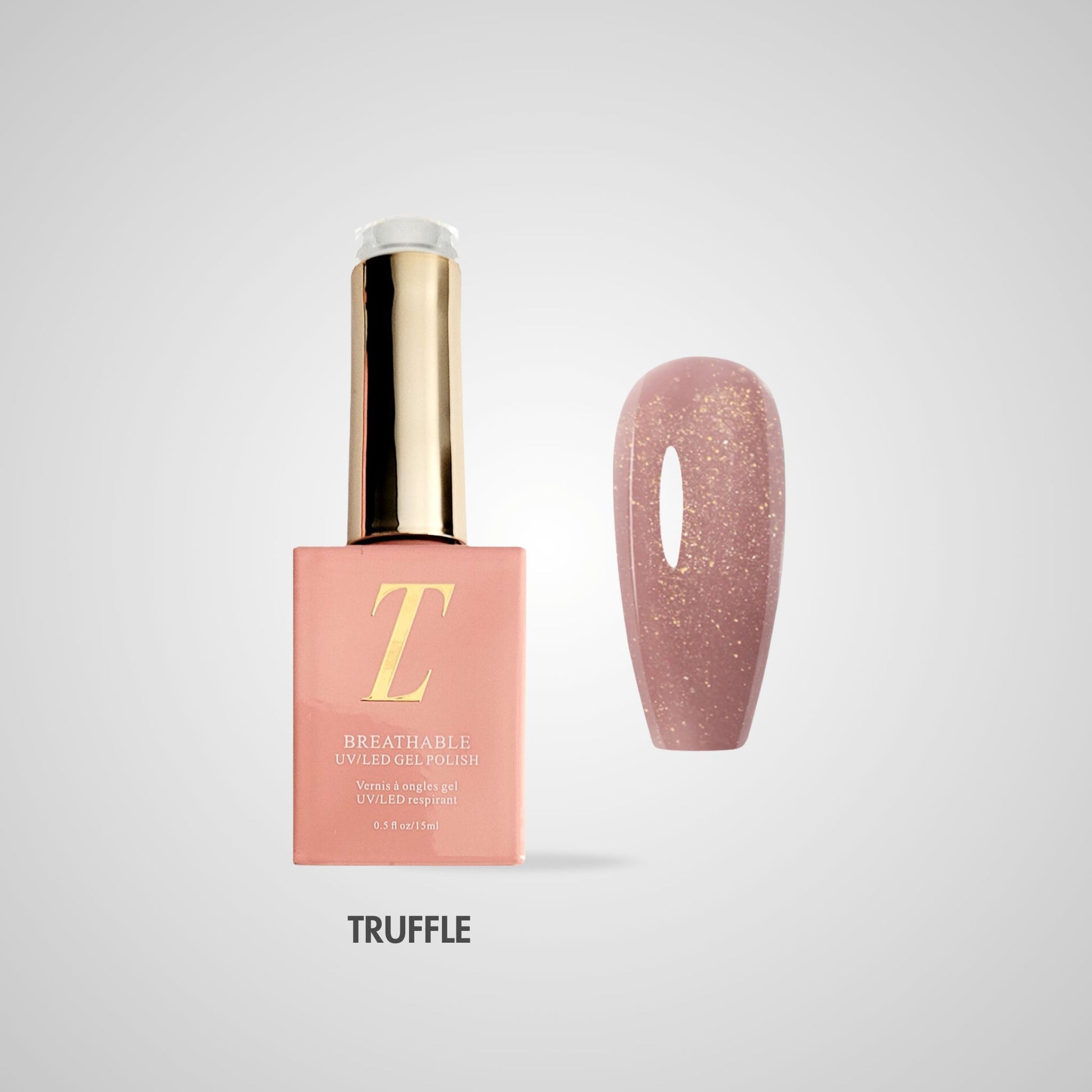 Truffle Halal Gel Polish met kleurstaal - Beige Bruin